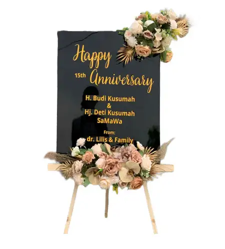 Papan Bunga Akrilik Paku Beto